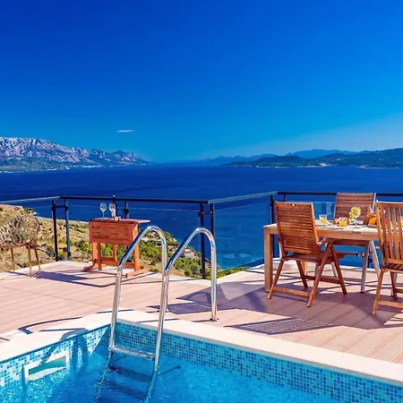 Mia With Private Pool, Whirlpool, Gym, Sauna, Seaviews Вилла Локва-Рогозница