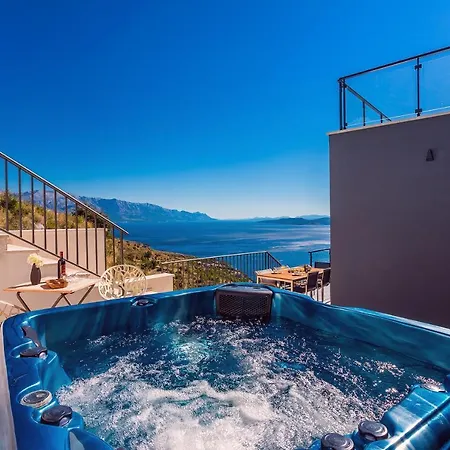 Mia With Private Pool, Whirlpool, Gym, Sauna, Seaviews Вилла Локва-Рогозница